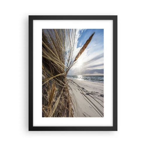 Plagát v čiernom ráme - Stretnutie živlov - 30x40 cm