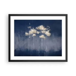 Plagát v čiernom ráme - Ako okvetné lístky vo vetre - 50x40 cm
