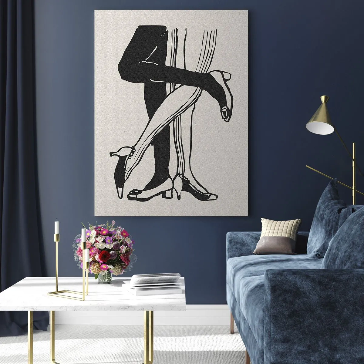 Obraz na skle - Ženský atribút - 70x100 cm