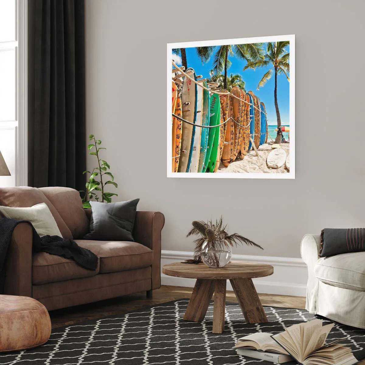 Plagát - Slnečná zábava - 50x50 cm