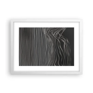 Plagát v bielom ráme - Rytmus a prízvuk - 40x30 cm