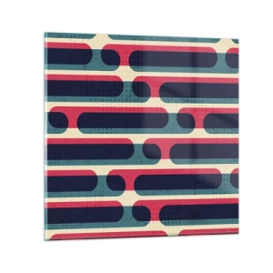 Obraz na skle - Dovnútra a dopredu - 50x50 cm