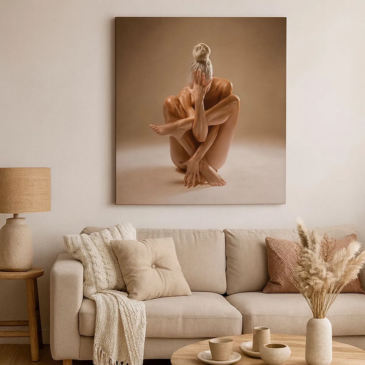 Obraz na plátne - Jednota tela a ducha - 30x30 cm