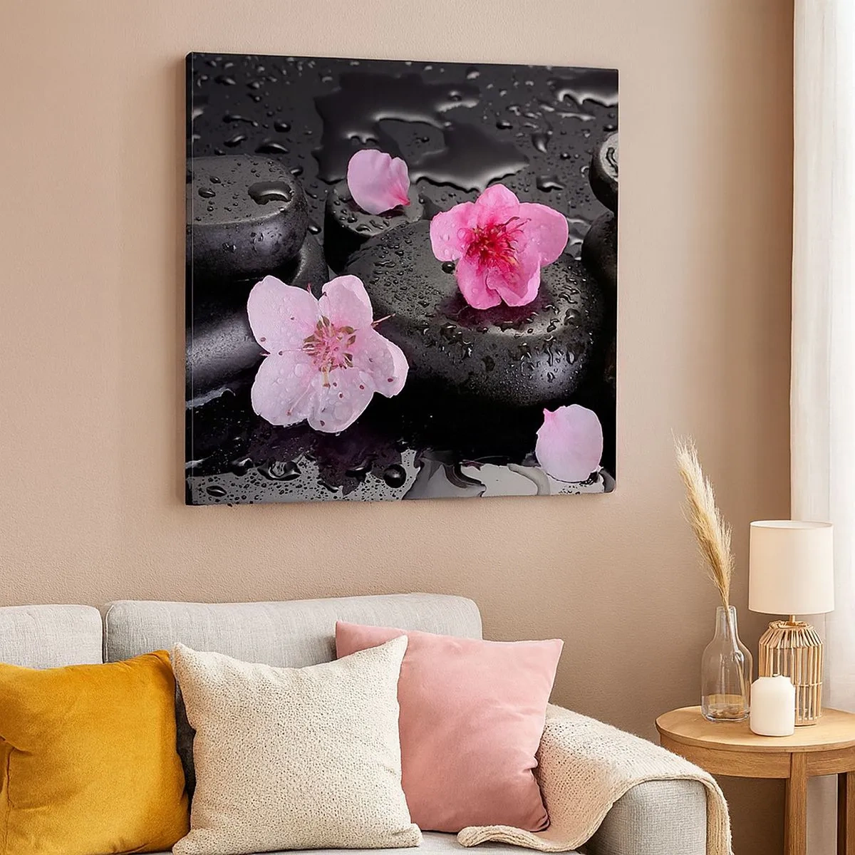 Obraz na plátne - A kameň spadol zo srdca - 30x30 cm