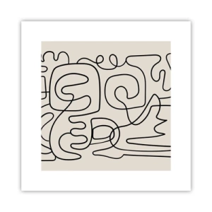 Plagát - Podľa stopy - 30x30 cm