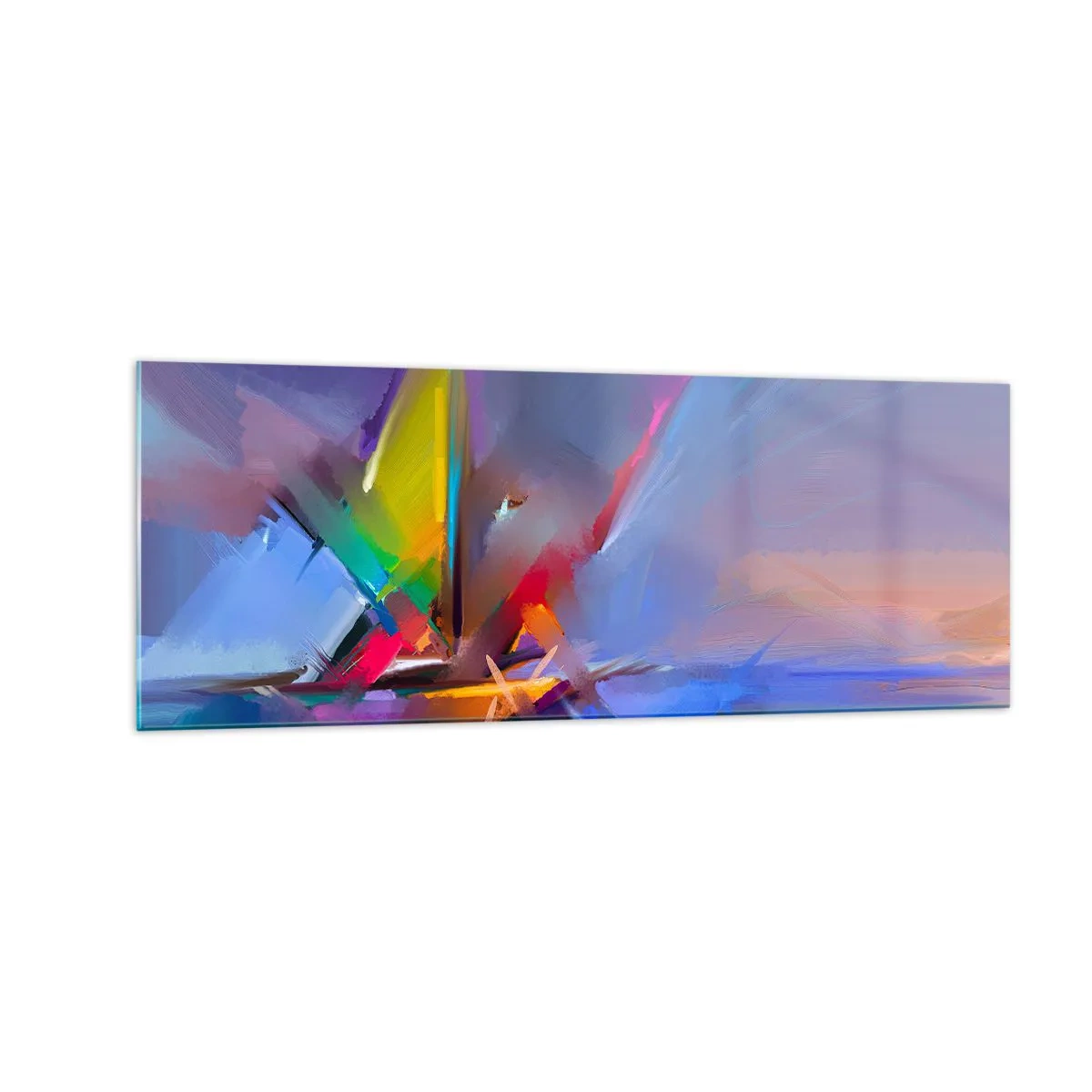 Obraz na skle - Preletela ako vták - 140x50 cm