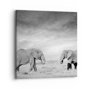 Obraz na plátne - Šedá je krásna - 30x30 cm