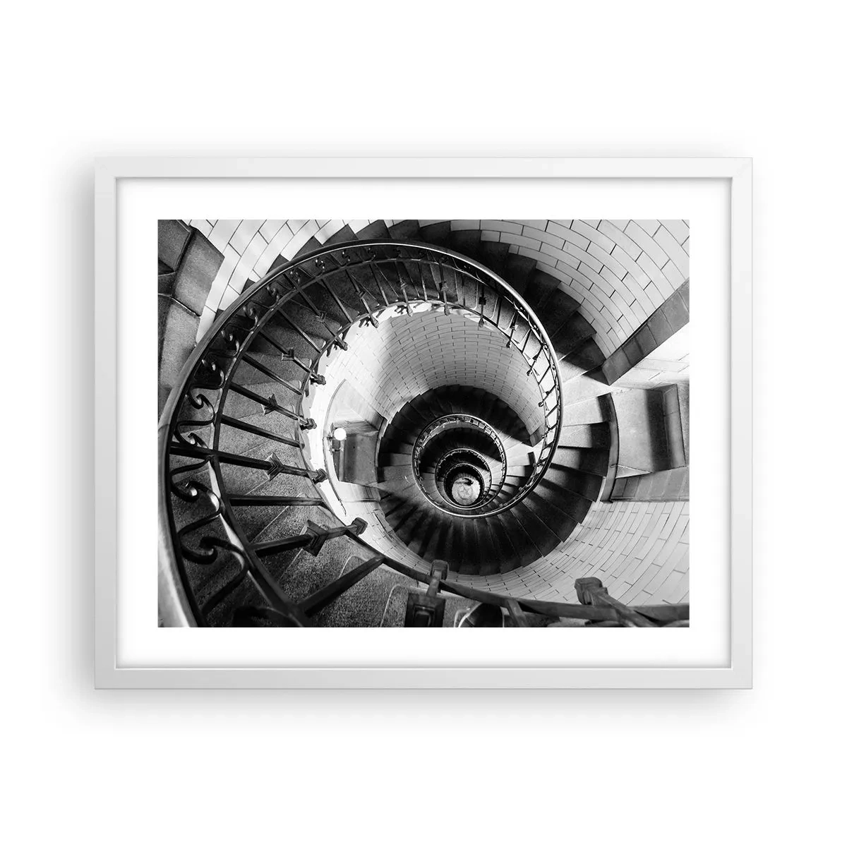 Plagát v bielom ráme - Len vyššie a vyššie - 50x40 cm