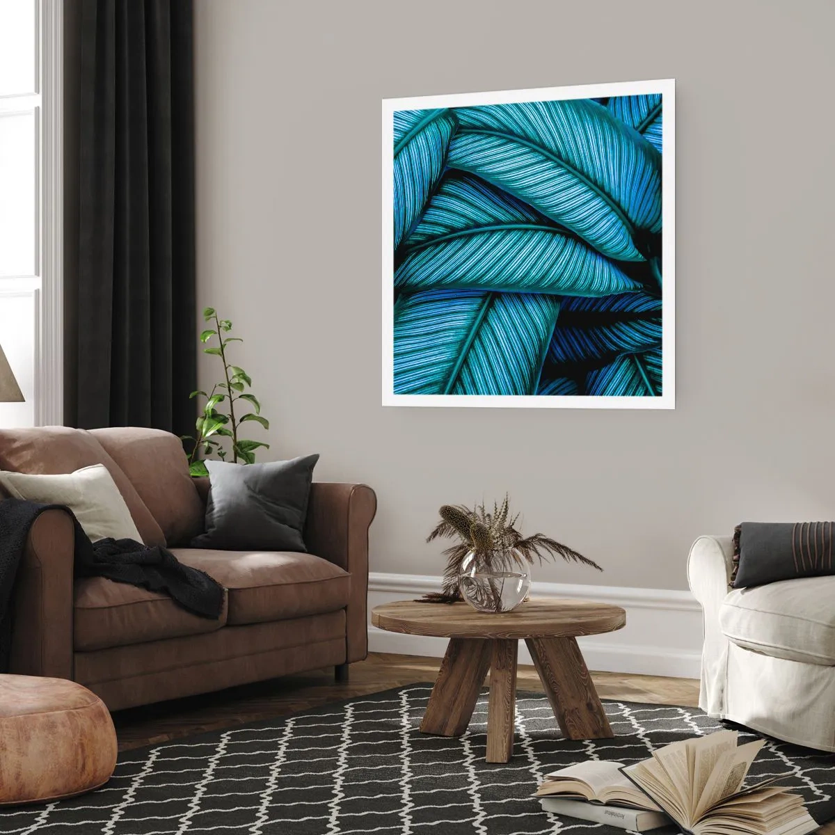 Plagát - Čiary života - 60x60 cm