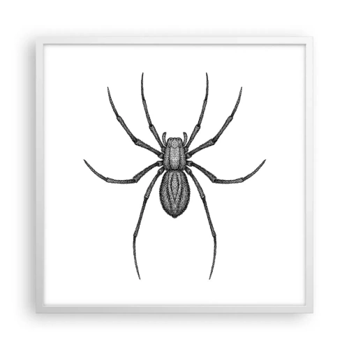 Plagát v bielom ráme - Znepokojivá presnosť - 60x60 cm