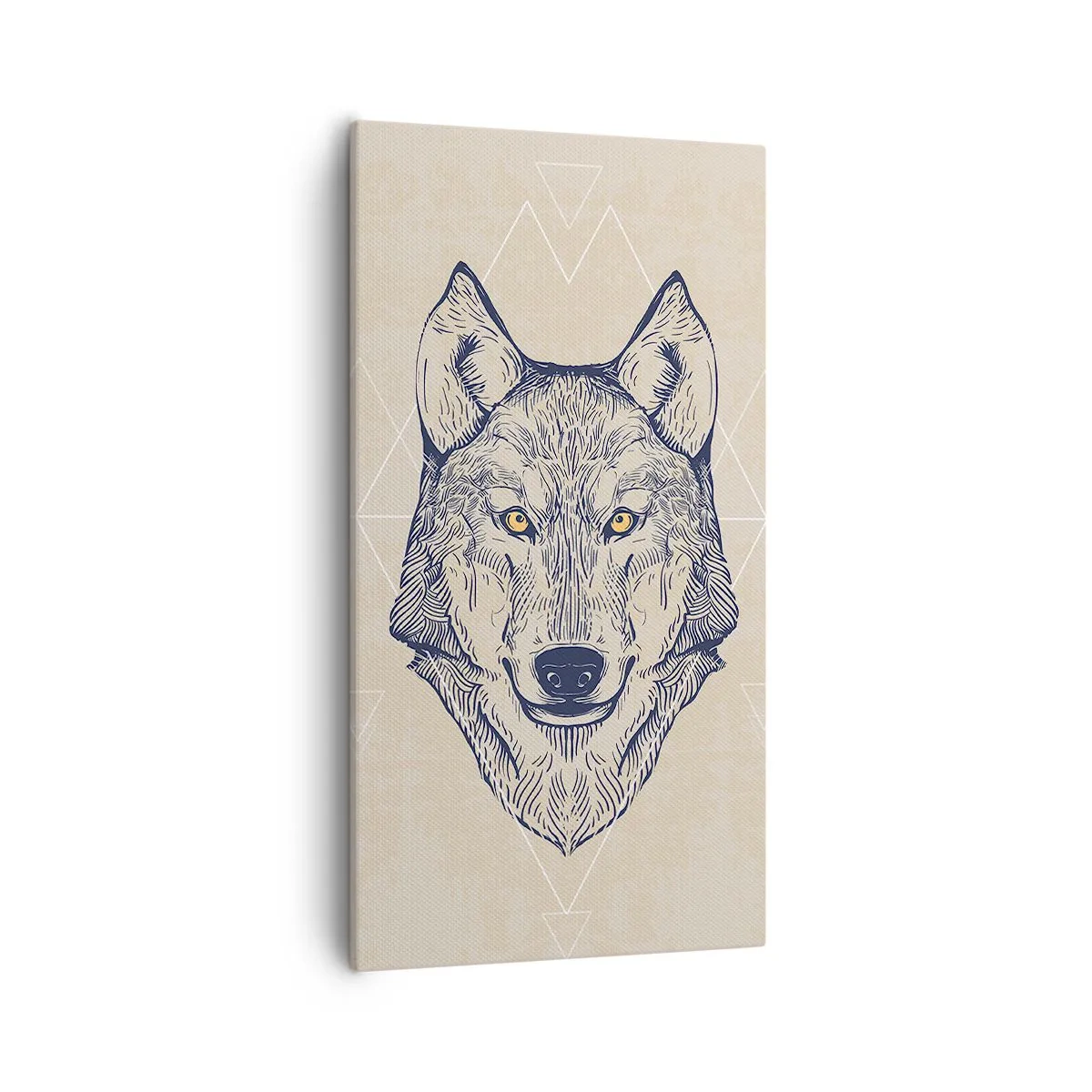 Obraz na plátne - Alfa o prenikavom pohľade - 55x100 cm