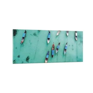 Obraz na skle - V radostnom očakávaní - 120x50 cm