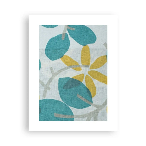 Plagát - Medzi azúrovými listami - 30x40 cm