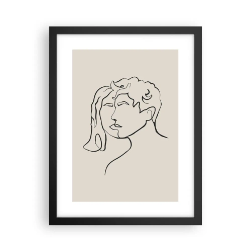 Plagát v čiernom ráme - A bola jednota - 30x40 cm