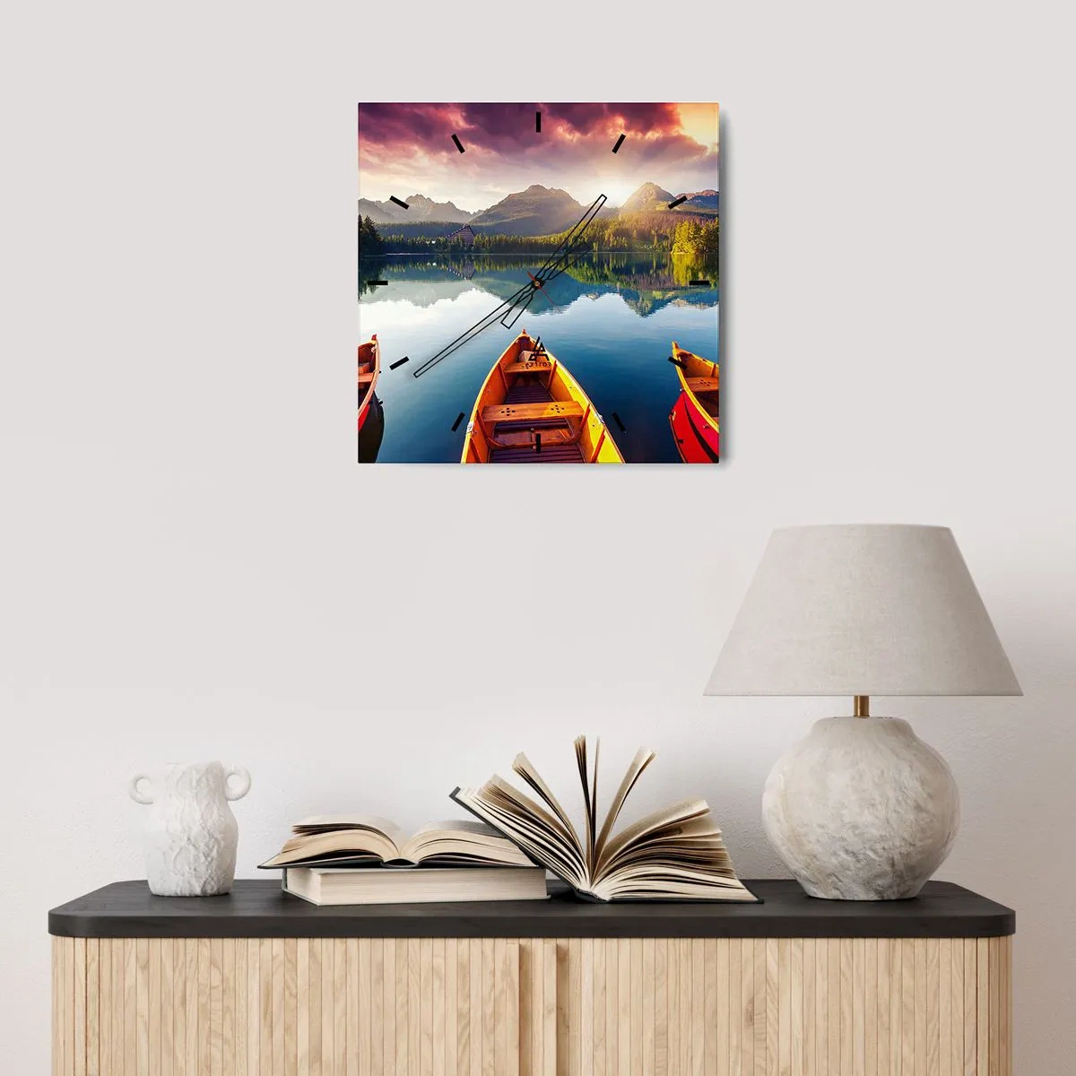 Nástenné hodiny - Nič proti prírode - 30x30 cm