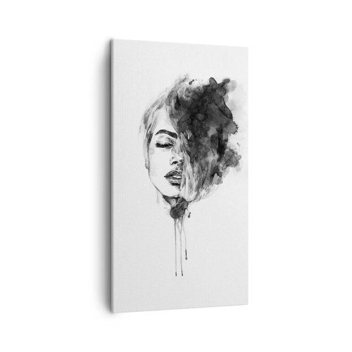 Obraz na plátne - O čom sníva dievča - 45x80 cm