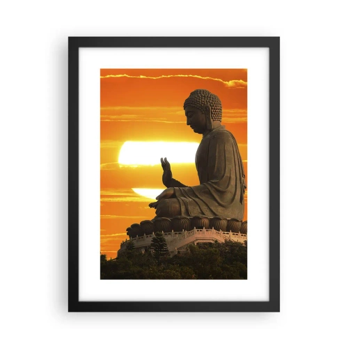 Plagát v čiernom ráme - Bez strachu zo sveta - 30x40 cm