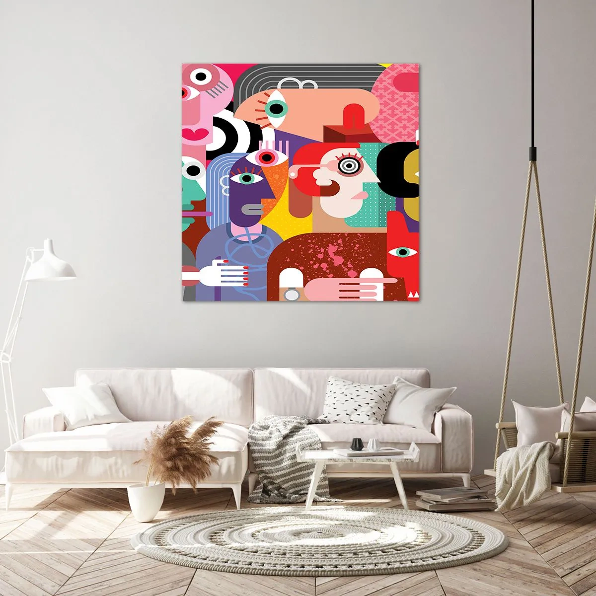 Obraz na plátne - My od pána Picassa - 60x60 cm