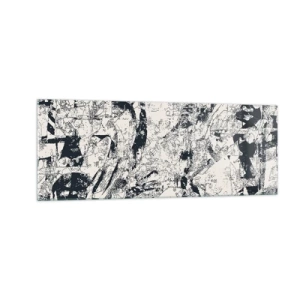 Obraz na skle - Prelínanie protikladov - 140x50 cm