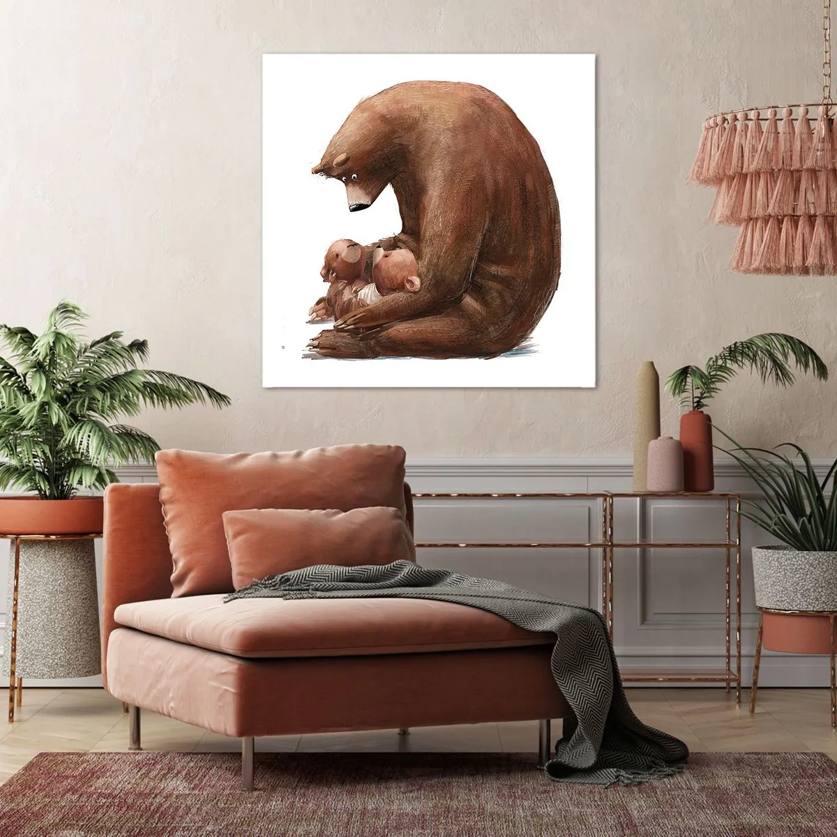 Obraz na plátne - Sladké sny, deti - 40x40 cm