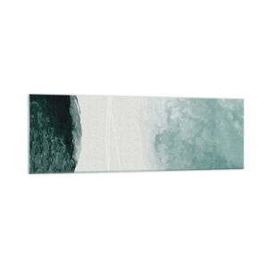 Obraz na skle - Stretnutie s hmlou - 160x50 cm