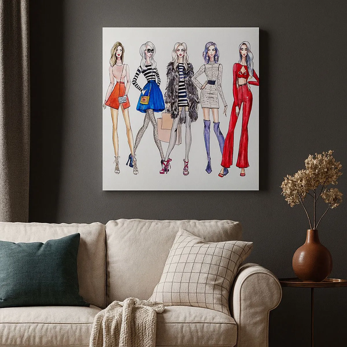 Obraz na plátne - Every week Fashion Week - 30x30 cm