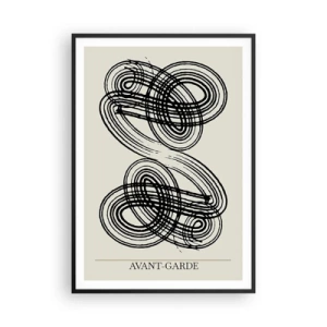 Plagát v čiernom ráme - Vyšlo to spontánne - 70x100 cm