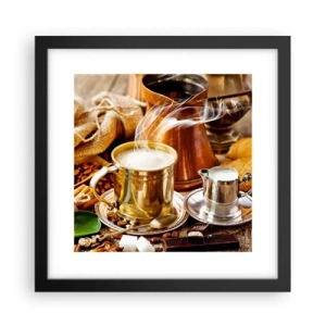 Plagát v čiernom ráme - Pekný deň prajem! - 30x30 cm