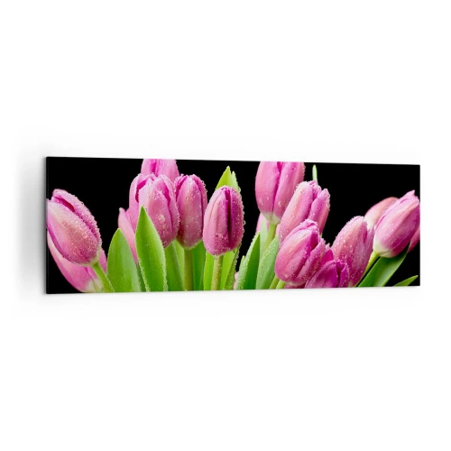 Obraz na plátne - Ľaliové potešenie jari - 160x50 cm