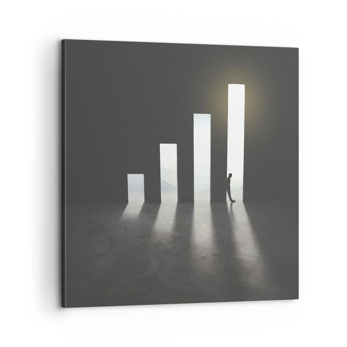 Obraz na plátne - Úspech – impresia - 60x60 cm