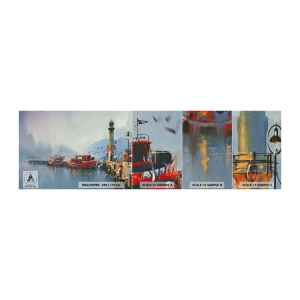 Vzorka fototapety Premium Sand - Na konci sveta - Krajina, Prístav, Maják - 100x30 cm