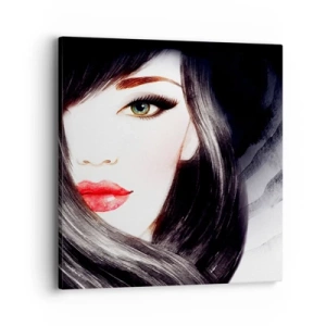 Obraz na plátne - Zafírový pohľad - 40x40 cm