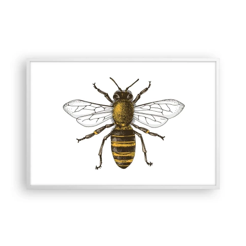 Plagát v bielom ráme - Krásna a dobrá - 91x61 cm