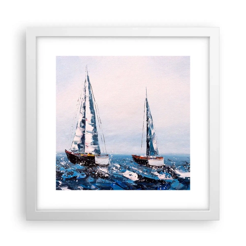 Plagát v bielom ráme - Bratstvo vetra - 30x30 cm
