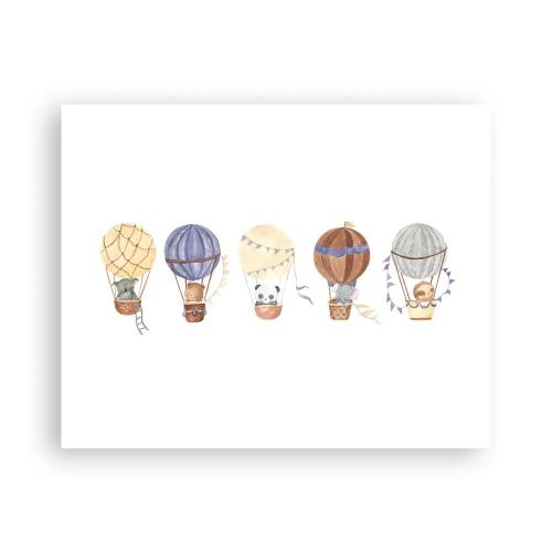 Plagát - Priatelia na cestách - 50x40 cm