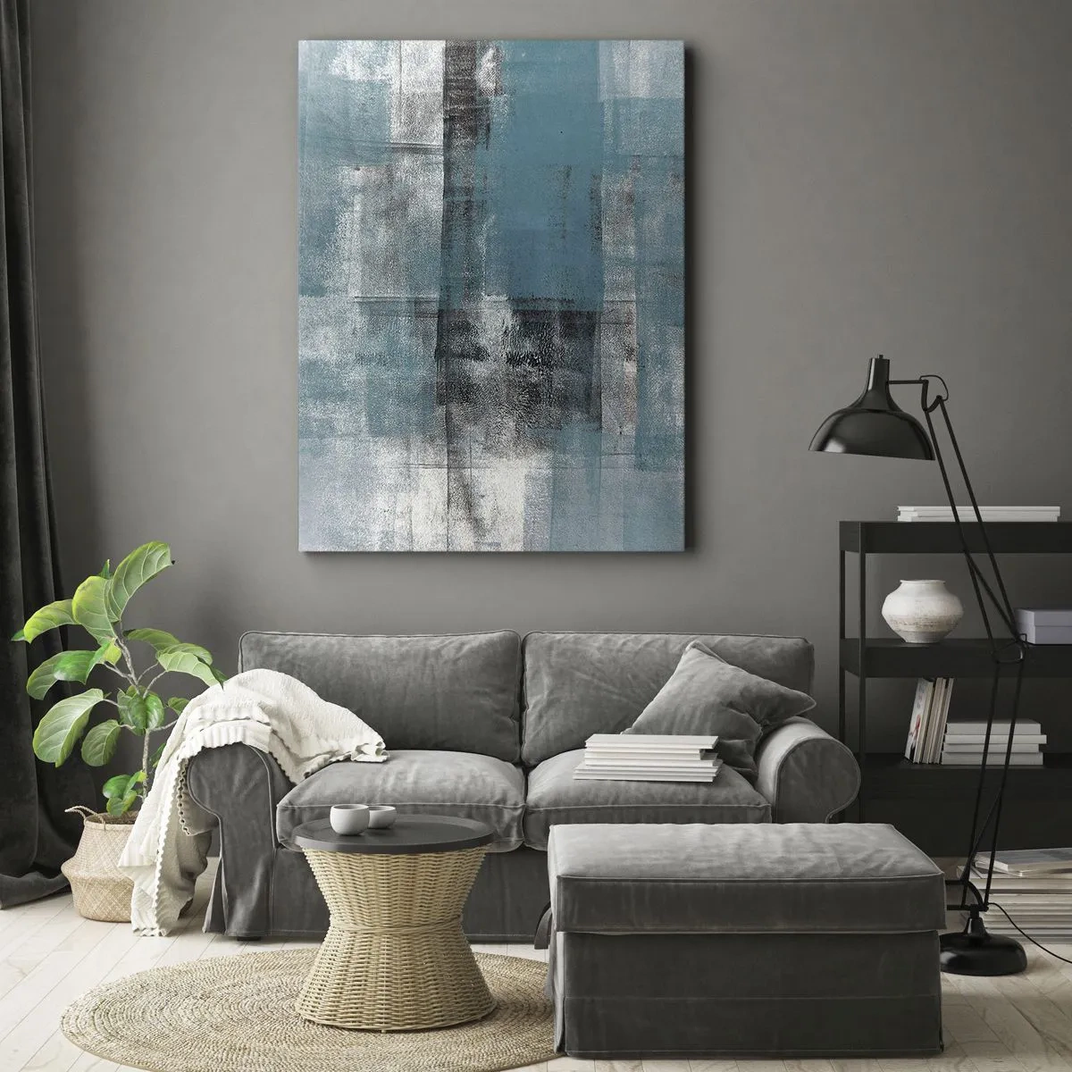 Obraz na plátne - Voda a vzduch - 50x70 cm