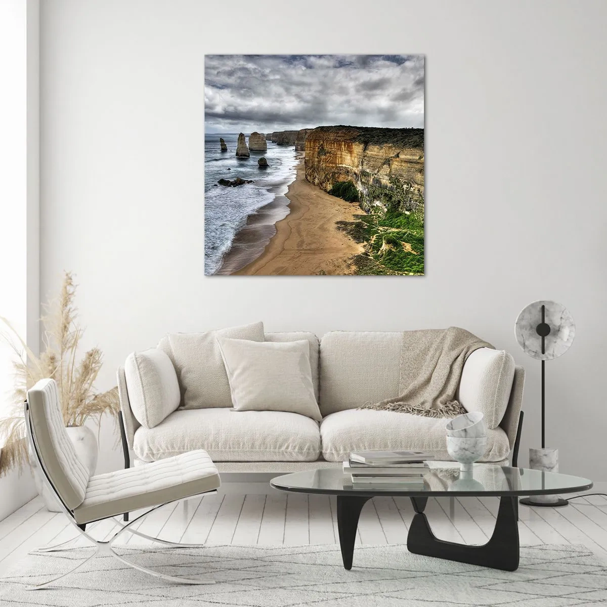 Obraz na skle - Drsná krása - 50x50 cm