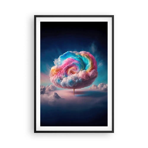 Plagát v čiernom ráme - Sen o zábavnom parku - 61x91 cm