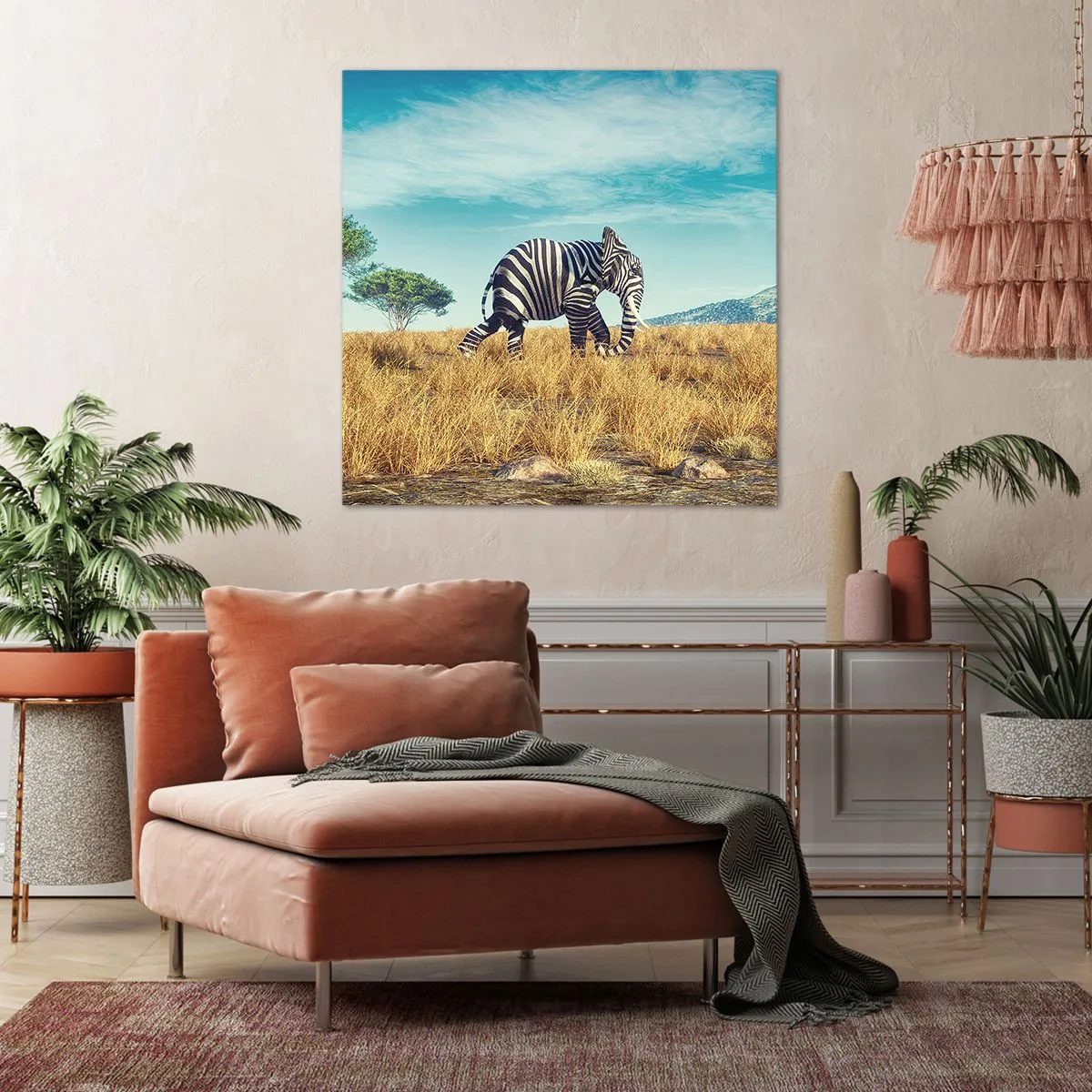 Obraz na plátne - Šedá už nie je v móde - 60x60 cm