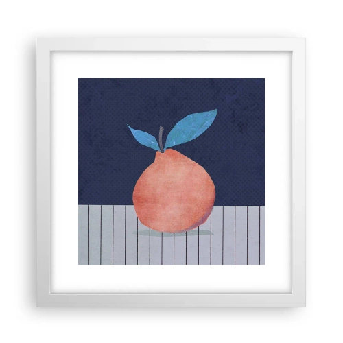 Plagát v bielom ráme - Konvexita a rovina - 30x30 cm