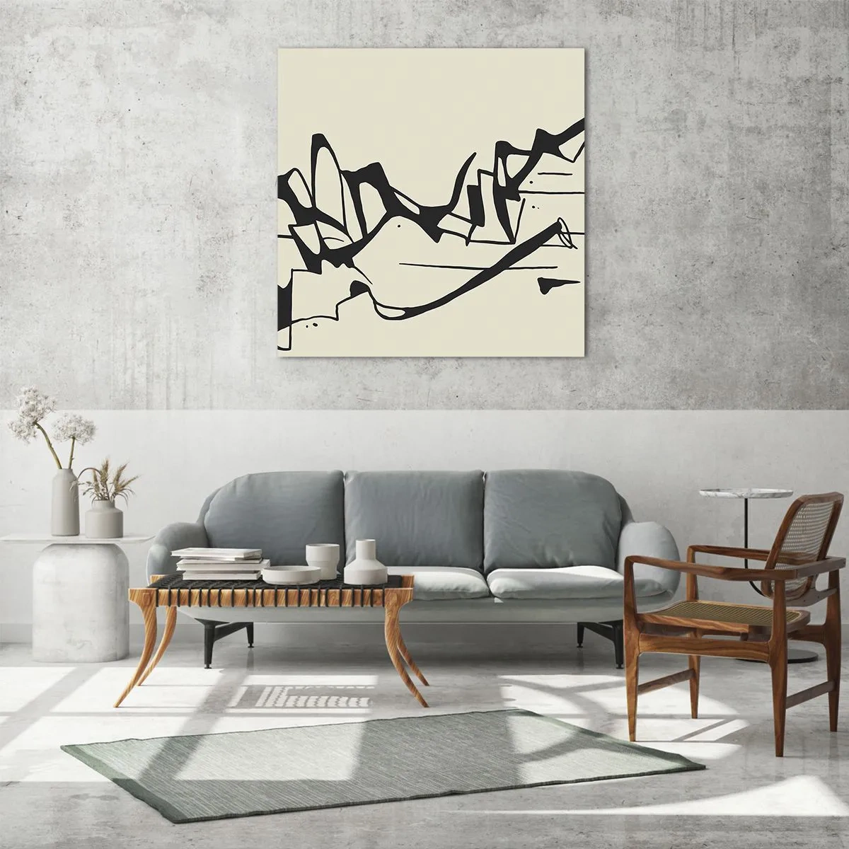 Obraz na skle - Možná krajina - 70x70 cm