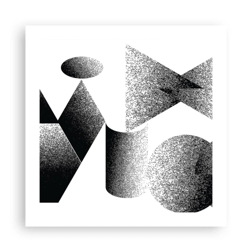 Plagát - Uhly a ovály - 50x50 cm