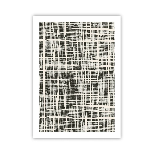 Plagát - Tkaná kompozícia - 50x70 cm