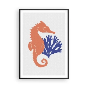 Plagát v čiernom ráme - Na podvodnej lúke - 70x100 cm