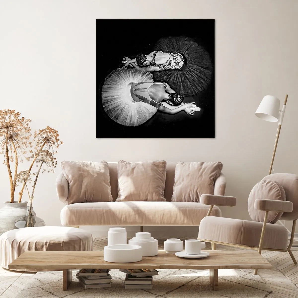 Obraz na plátne - Jin a jang – ideálna rovnováha - 70x70 cm