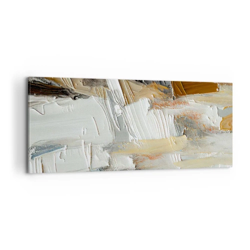 Obraz na plátne - Farebné nahromadenie - 100x40 cm