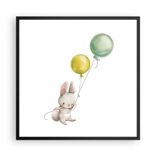 Plagát v čiernom ráme - Poletím aj ja! - 60x60 cm