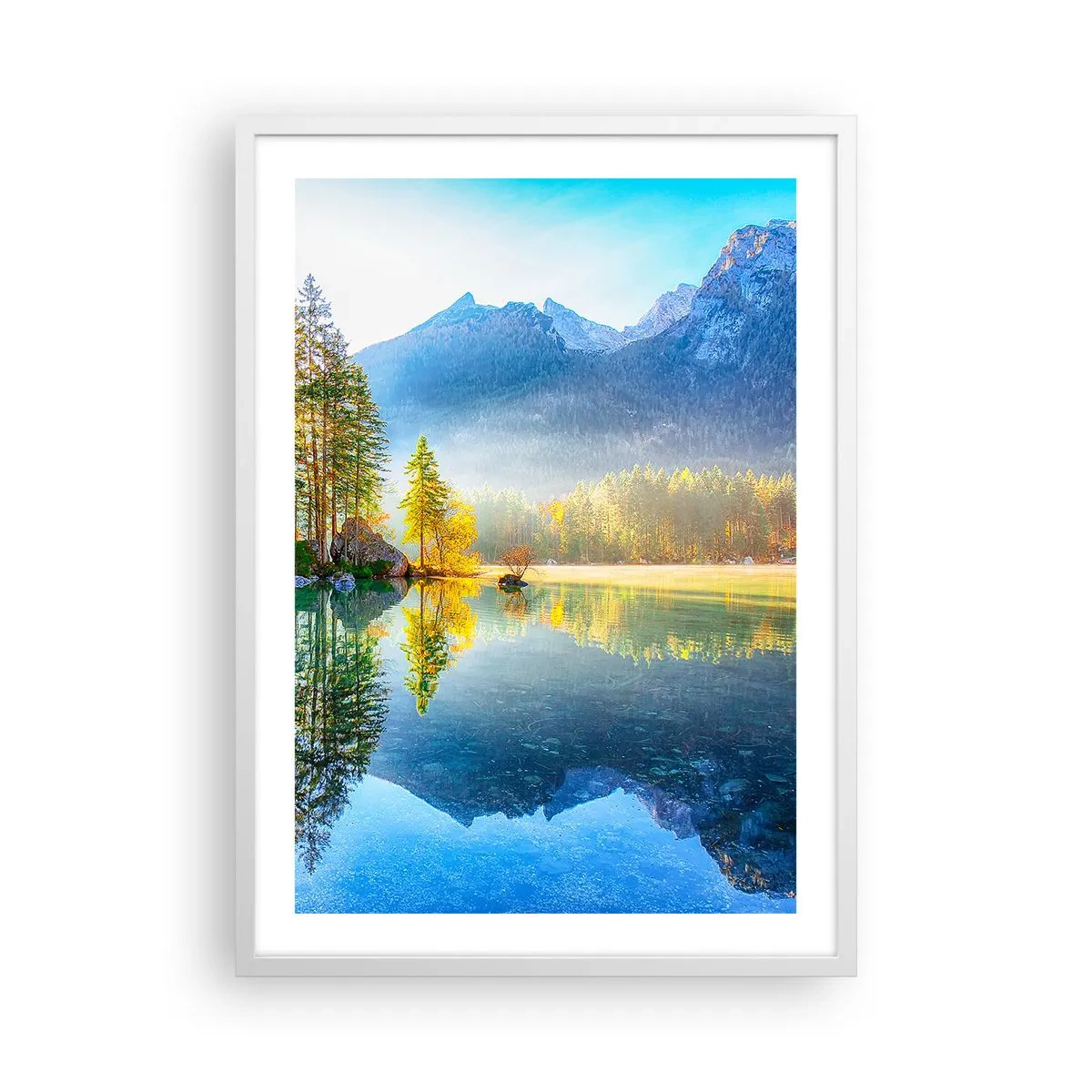 Plagát v bielom ráme - Majestát a sladkosť - 50x70 cm