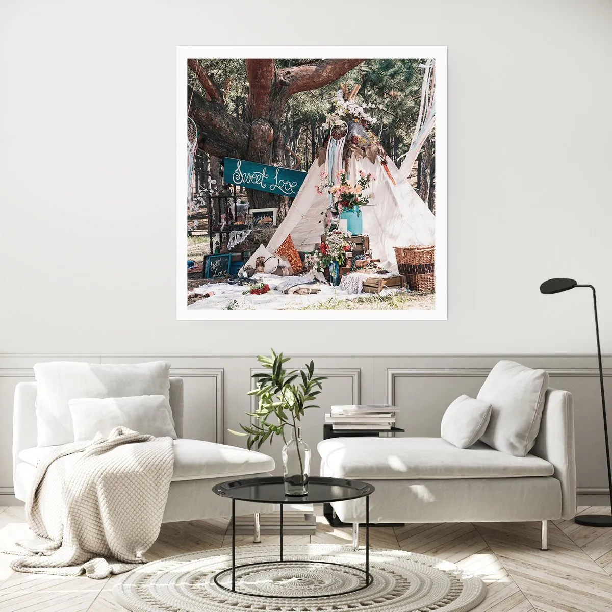 Plagát - Make love… - 40x40 cm