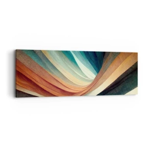 Obraz na plátne - Utkané z farieb - 90x30 cm